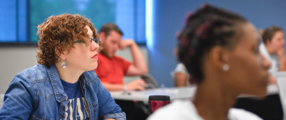 Students in a classroom