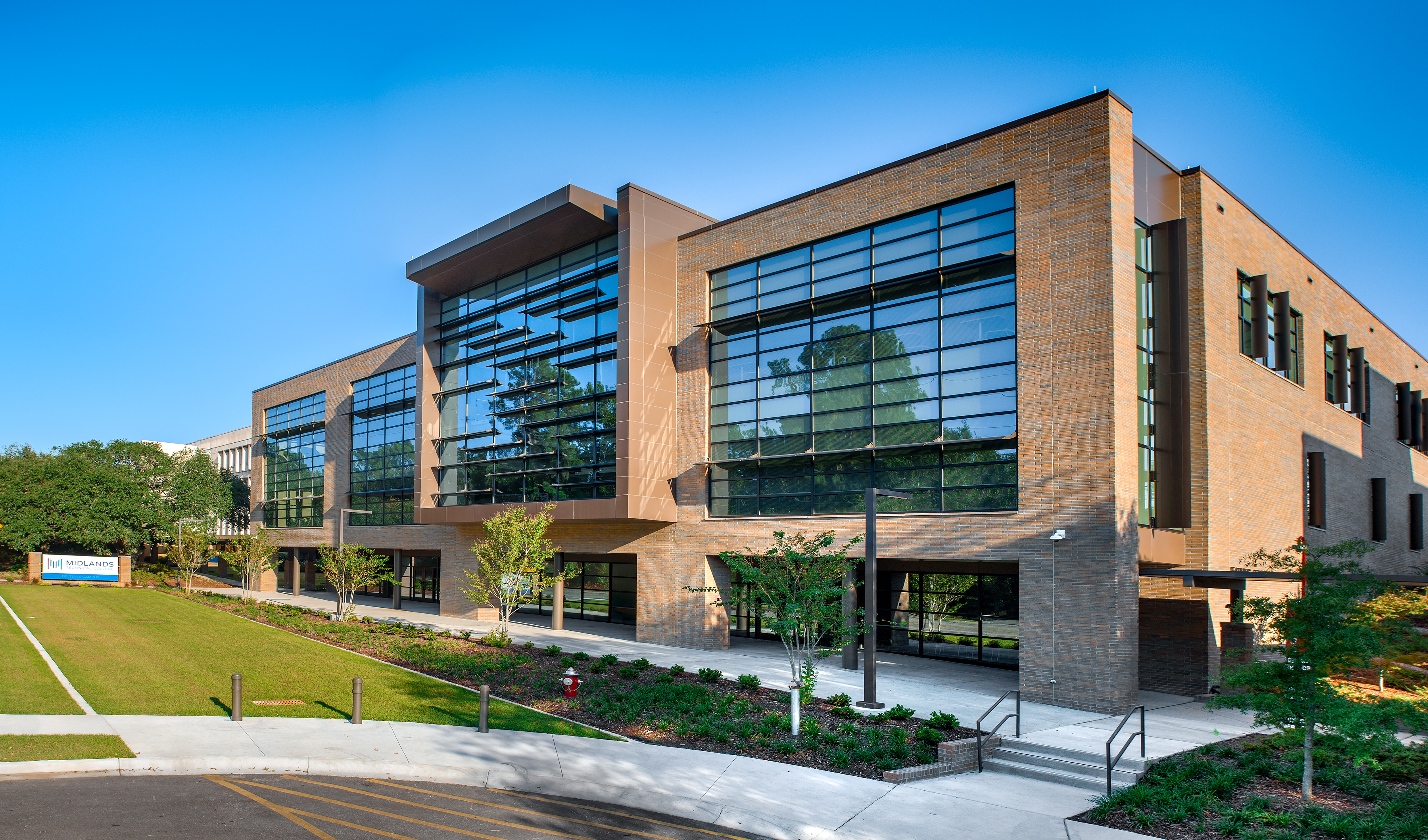 A wide shot of the Learning Resource Center