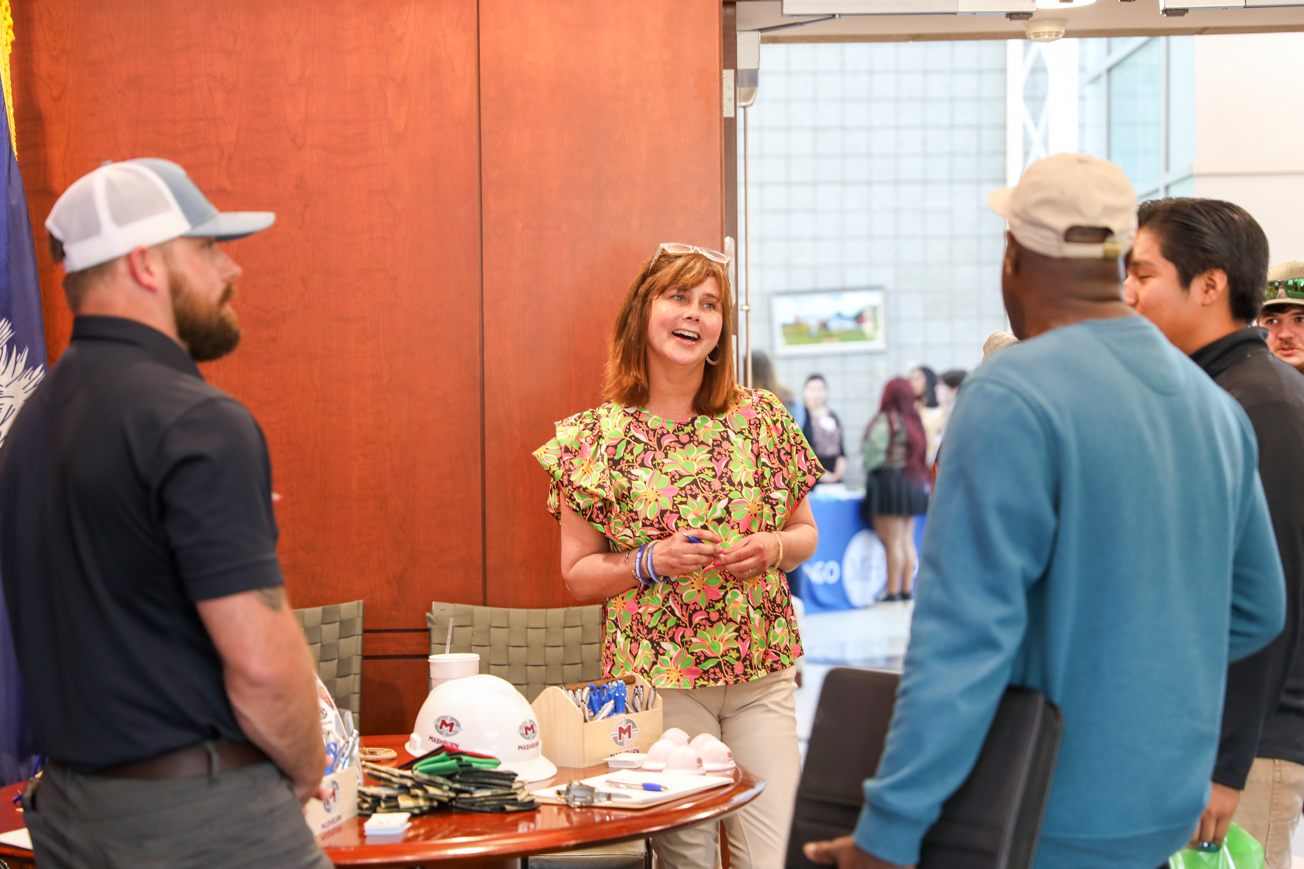 People talking at the 2024 MTC Engineering Expo