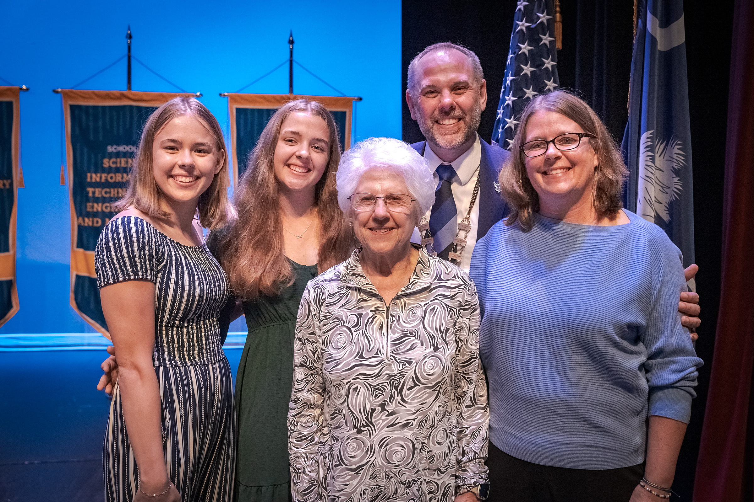 Dr. Greg Little poses for a picture with his family.