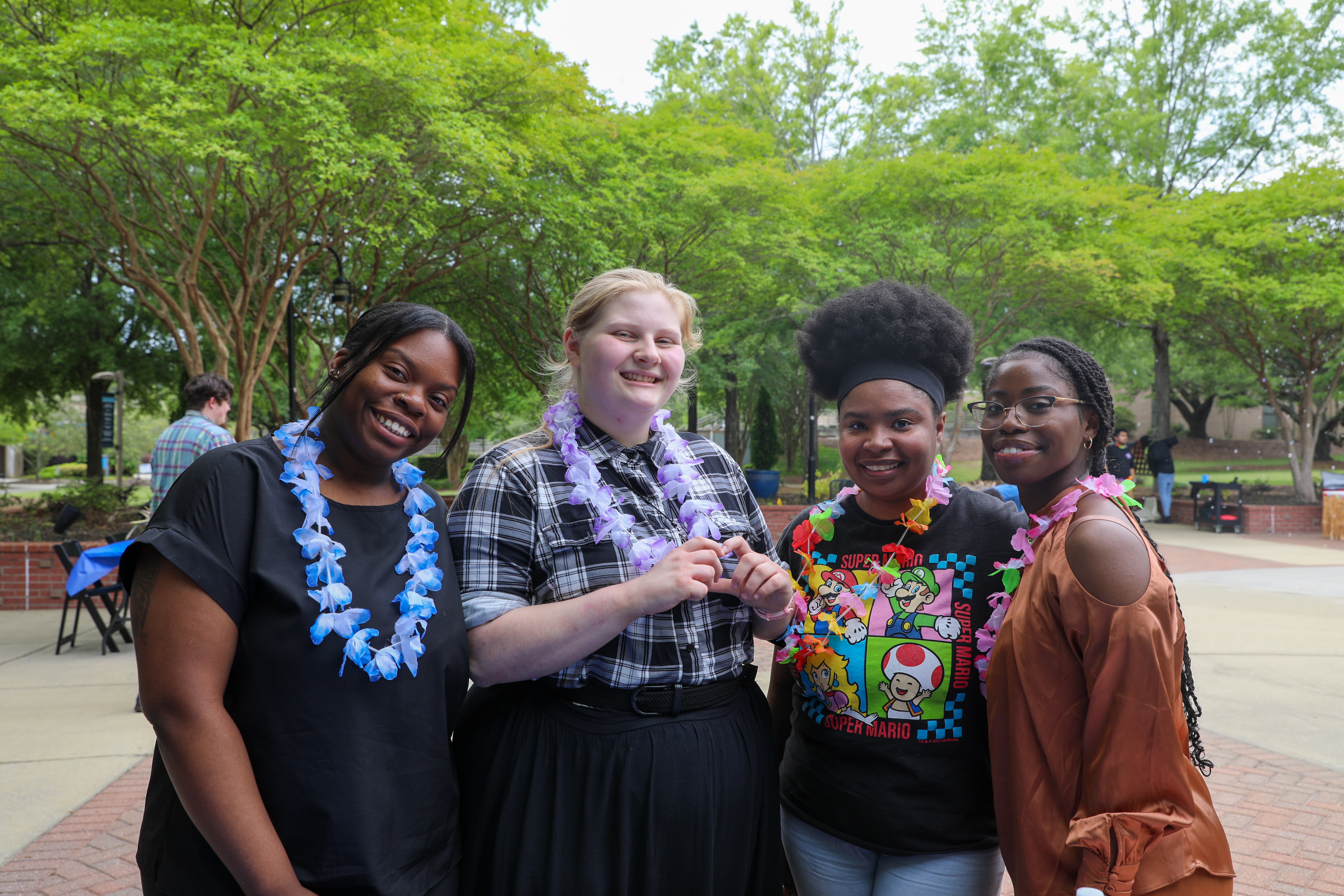 MTC students at a student life event on campus.
