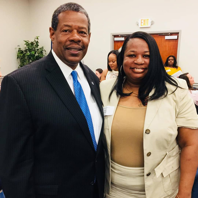 Dr. Rhames and nicole McCume