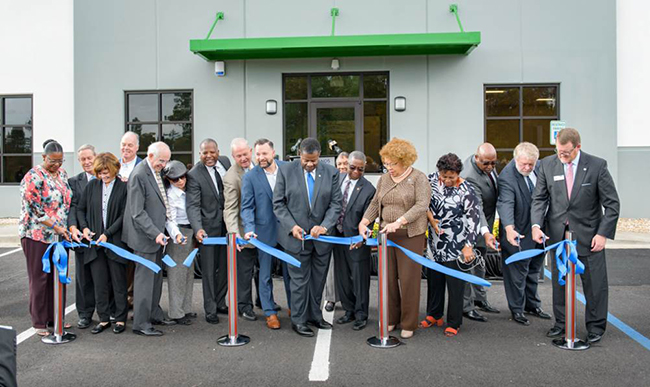State and local officials joined leaders from Midlands Technical College and The Ritedose Corporation to cut the ribbon and tour the new facility.