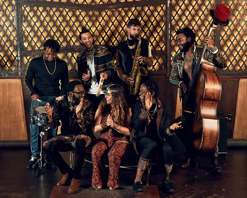Image of the Harlem 100 group