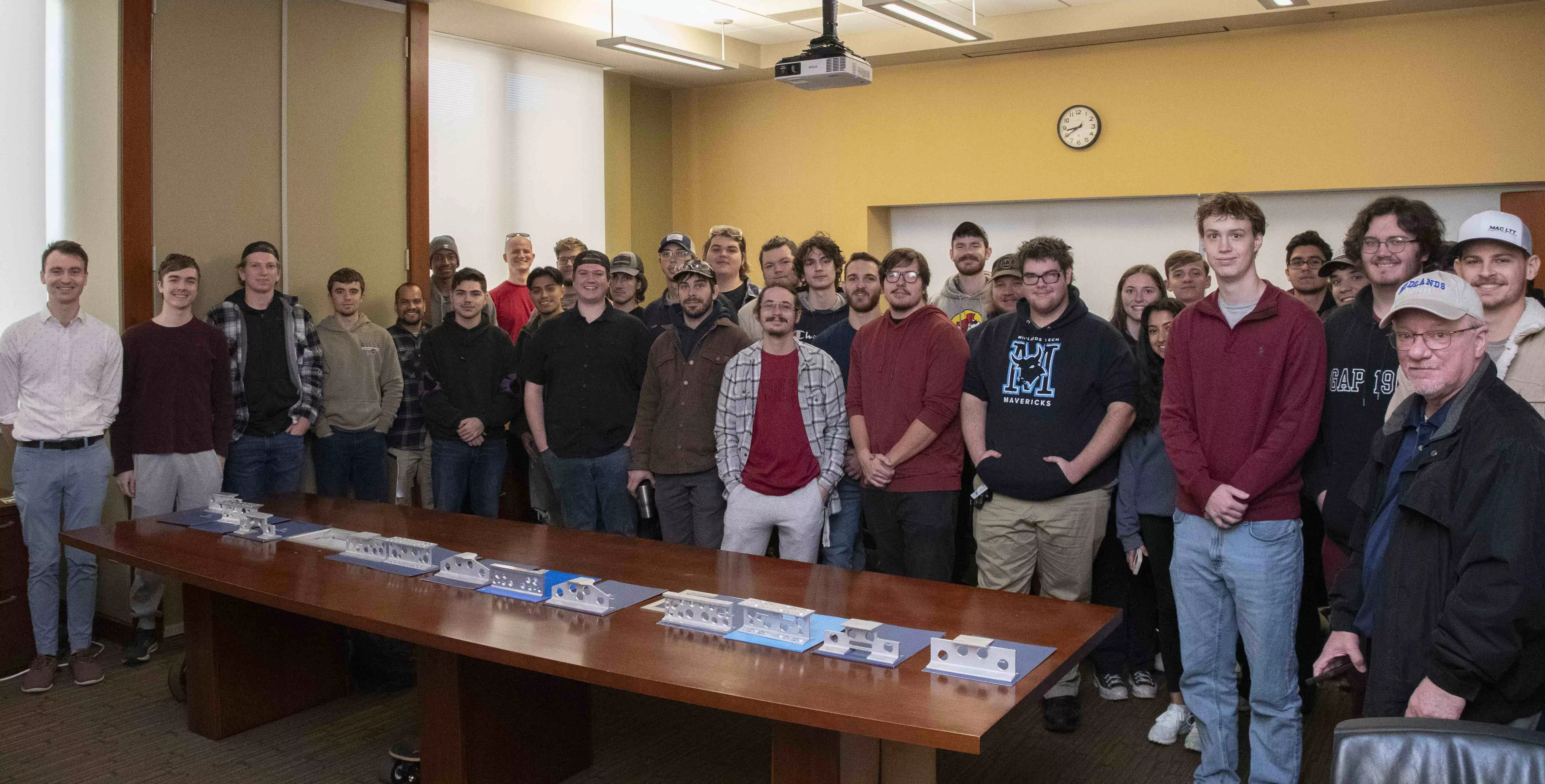 Students from Midlands Technical College’s Machine Tool Technology program and the University of South Carolina Aerospace Engineering program.