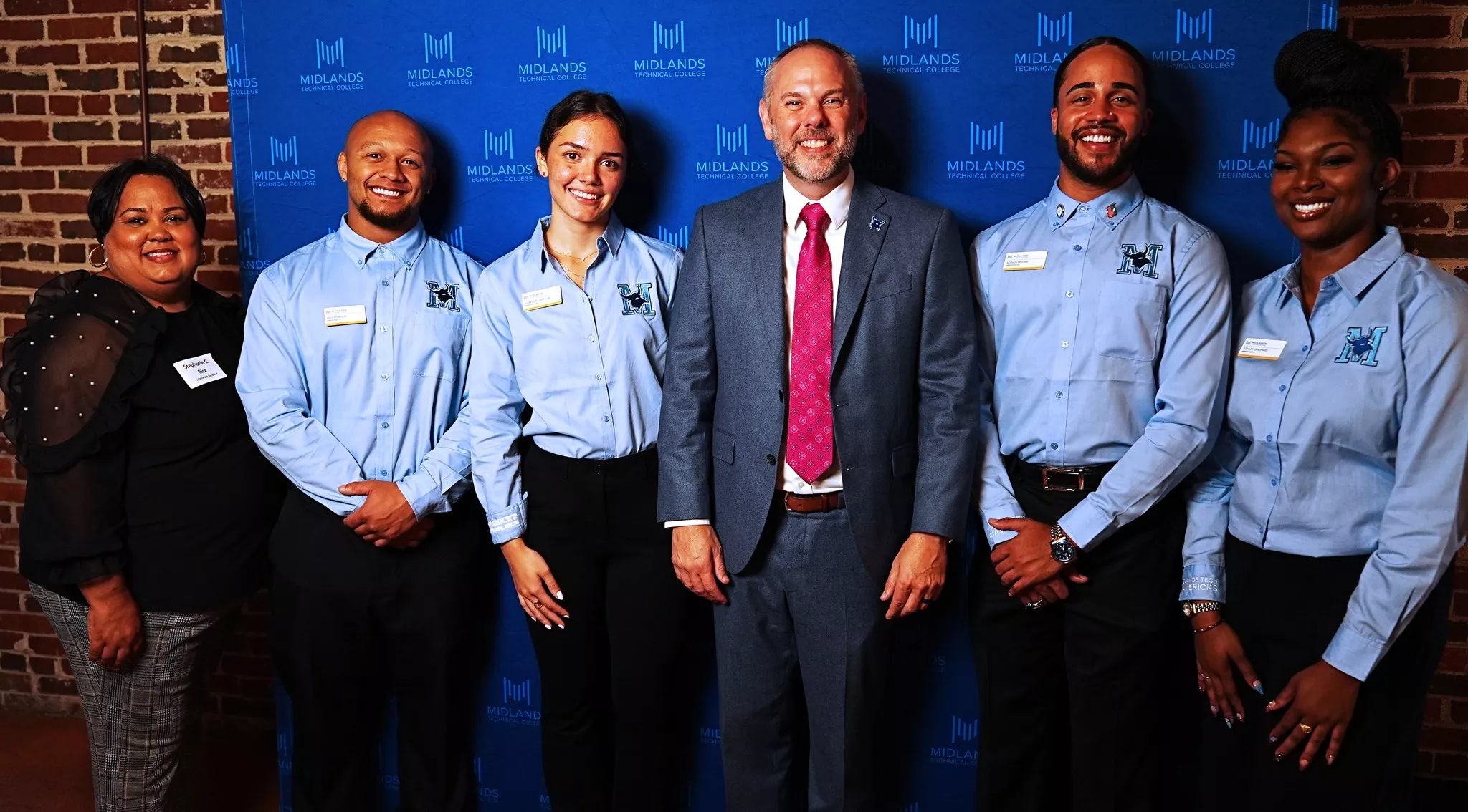 MTC President Dr. Greg Little with MTC Scholars