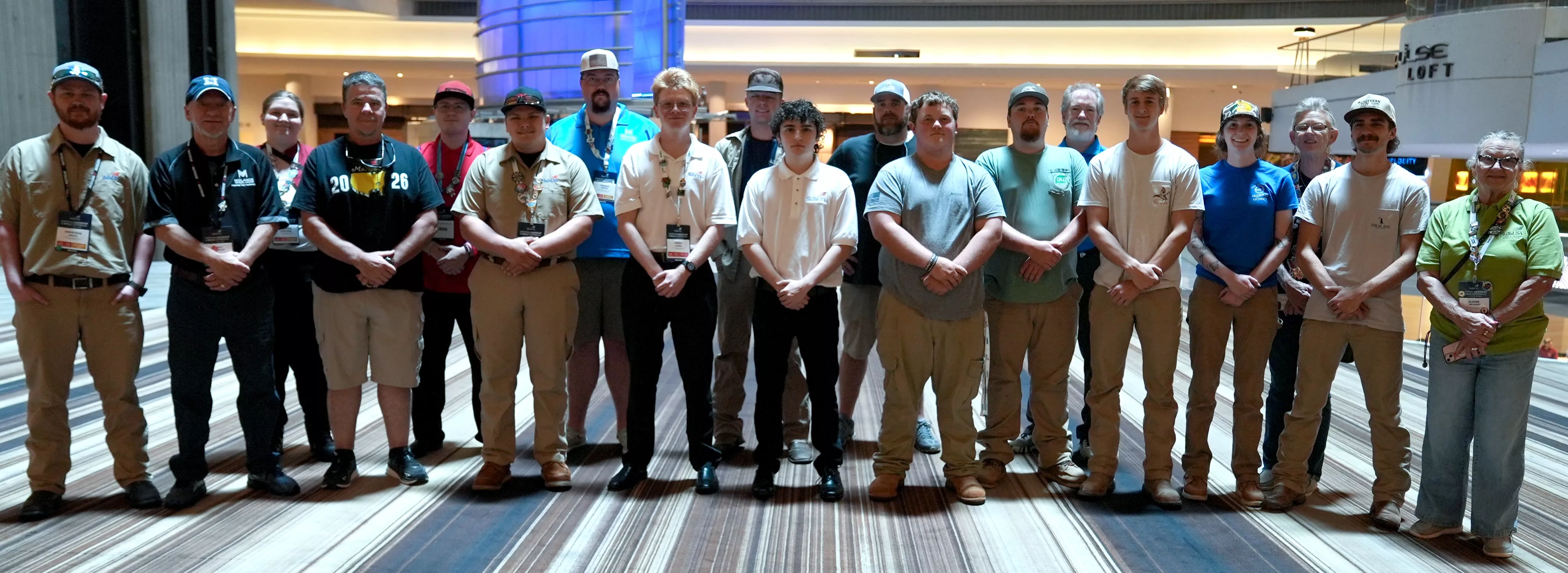 Midlands Technical College student competitors at 2026 SkillsUSA Championship